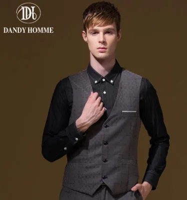 font b Men b font font b Suits b font Vests 2015 New High Quality