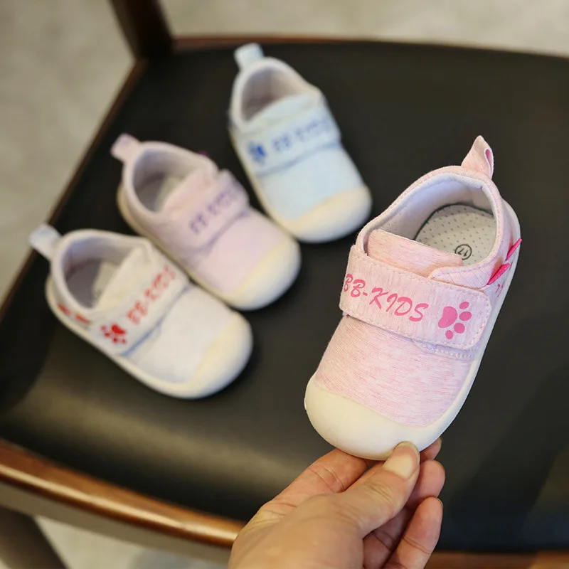 

2019 Spring Infant Toddler Shoes Baby Girls Boys Shoes Soft Bottom Anti-slip Cartoon Babies Kids First Walkers Shoes