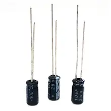 Алюминиевая крышка, 25В 10 мкФ 4*7 Алюминиевый электролитический конденсатор с алюминиевой крышкой, 10 мкФ, алюминиевая крышка, 25В 20