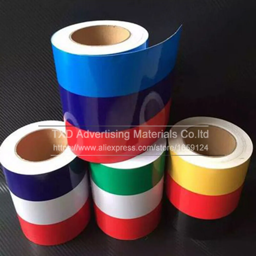 French Flag Colours Striped Tape 1.5" 38mm  Car Motorbike Exterior Vinyl Decal 