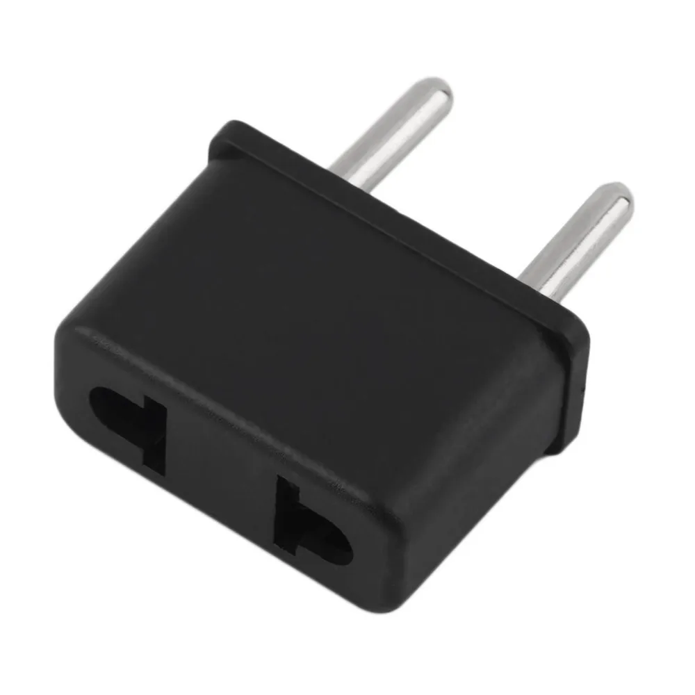 

Universal US To EU Plug USA To Europe 220V Travel White Wall AC Power Charger Outlet Adapter Converter 2 Round Socket Pin
