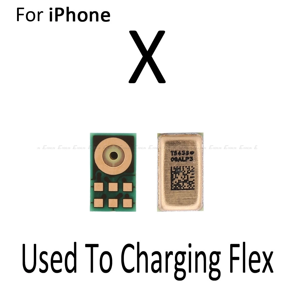 2 шт. Высокое качество для iPhone 4 4S 5 5S SE 5C 6 6S 7 8 Plus X XR XS Max микрофон Внутренний микрофон запасные части - Цвет: For iPhone X