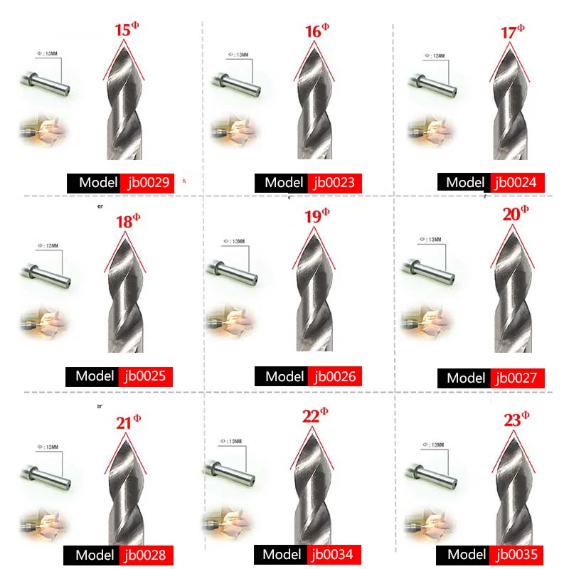 MUXIANG Tobacco Pipe Bowl Drill Bit for the V shape 15 23 mm Smoker