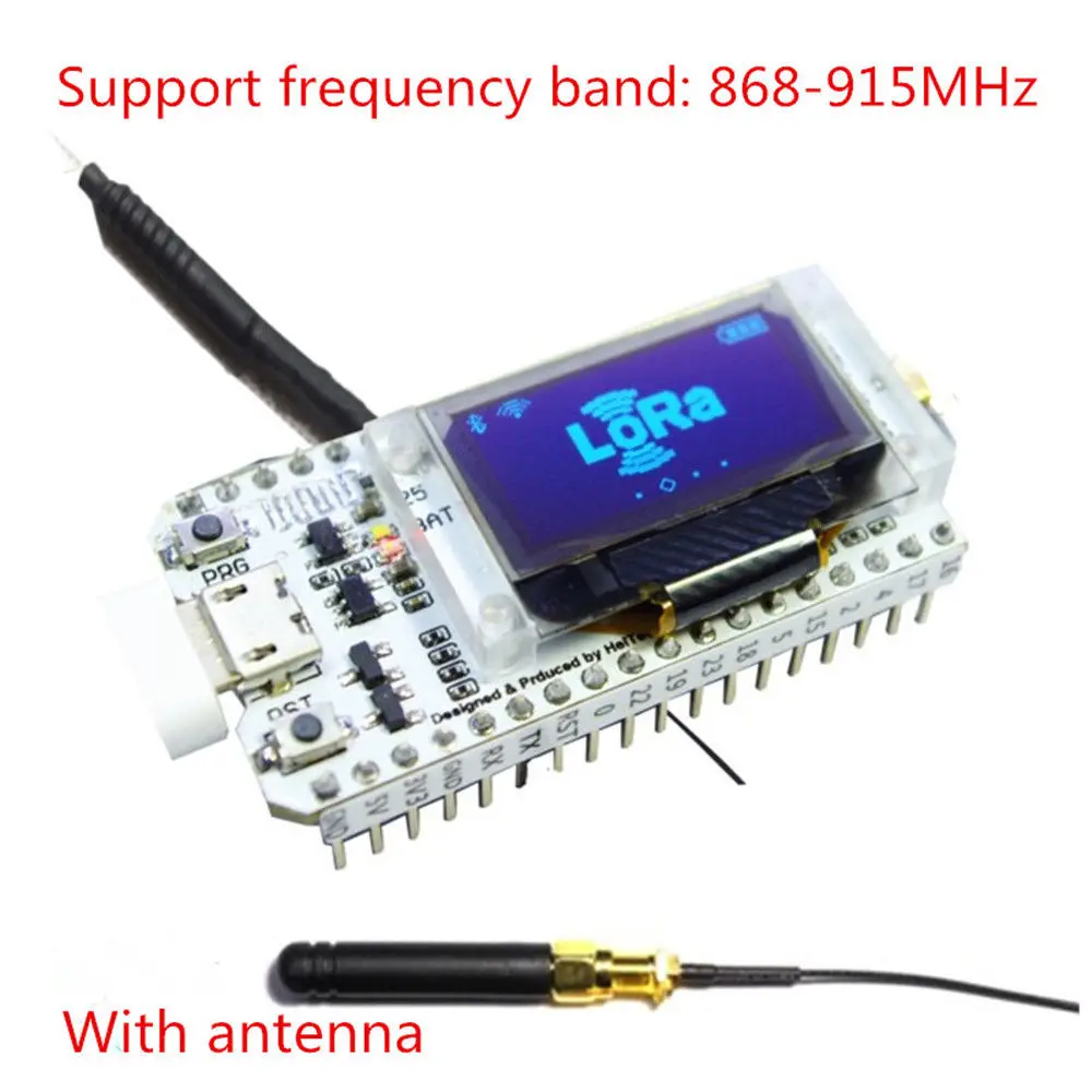 868/915 МГц Esp32 Bluetooth Wi Fi Lora развитию Sx1276 модуль для Arduino модуль с антенной