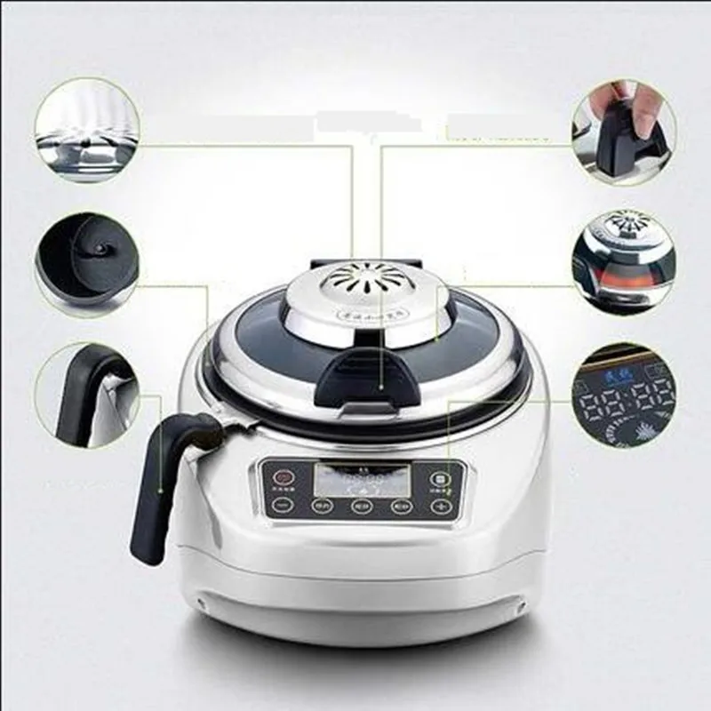 

EU/AU/UK/US 220V Multifunctional Electric Cooking Wok Pot Automatic Intelligent Household 4.2L Electric Cooking Frying Machine