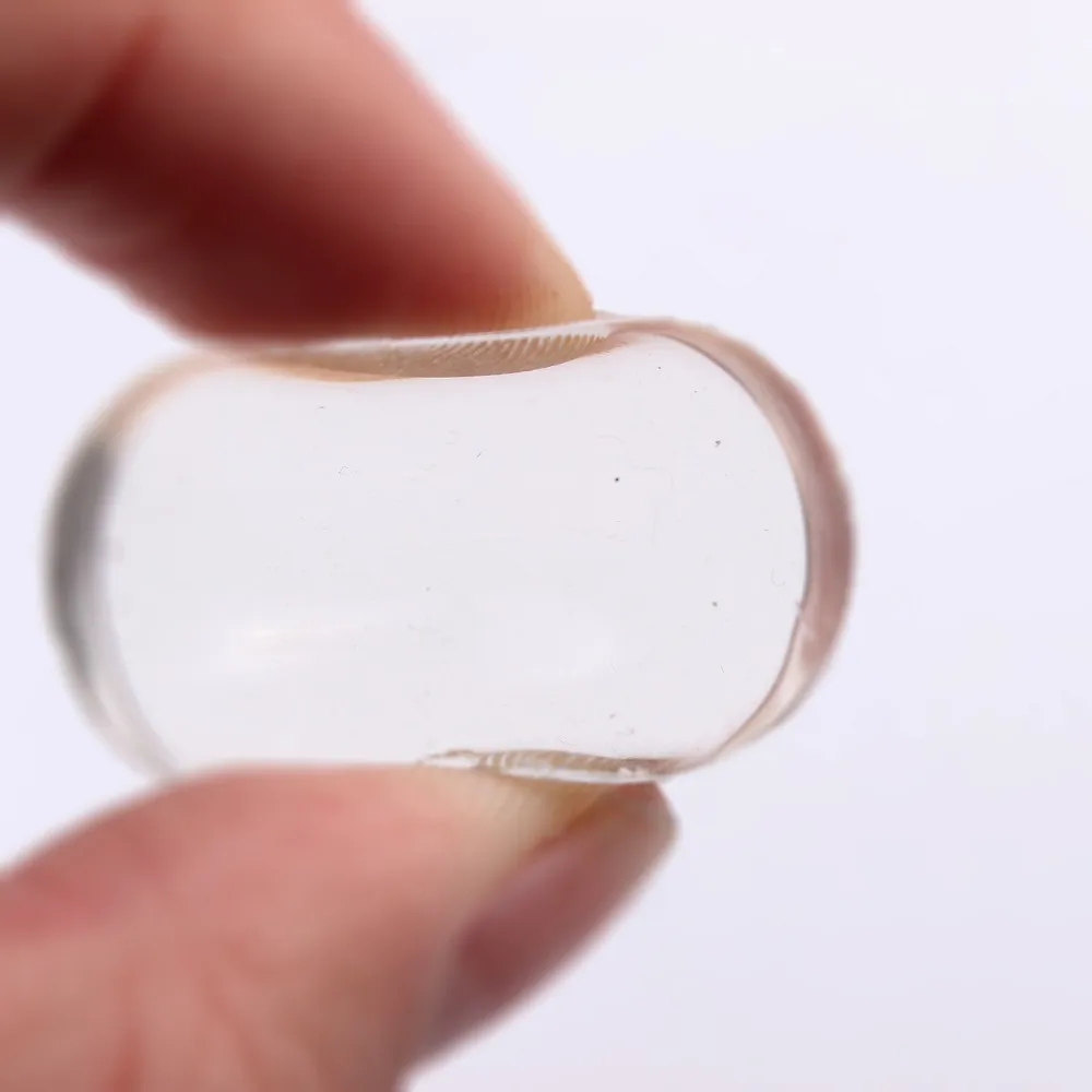 1 шт. 28 мм прозрачный желе круглый дизайн ногтей прозрачная штамповочная машина полировка головы шаблон для печати маникюрная силиконовая головка# WJ075