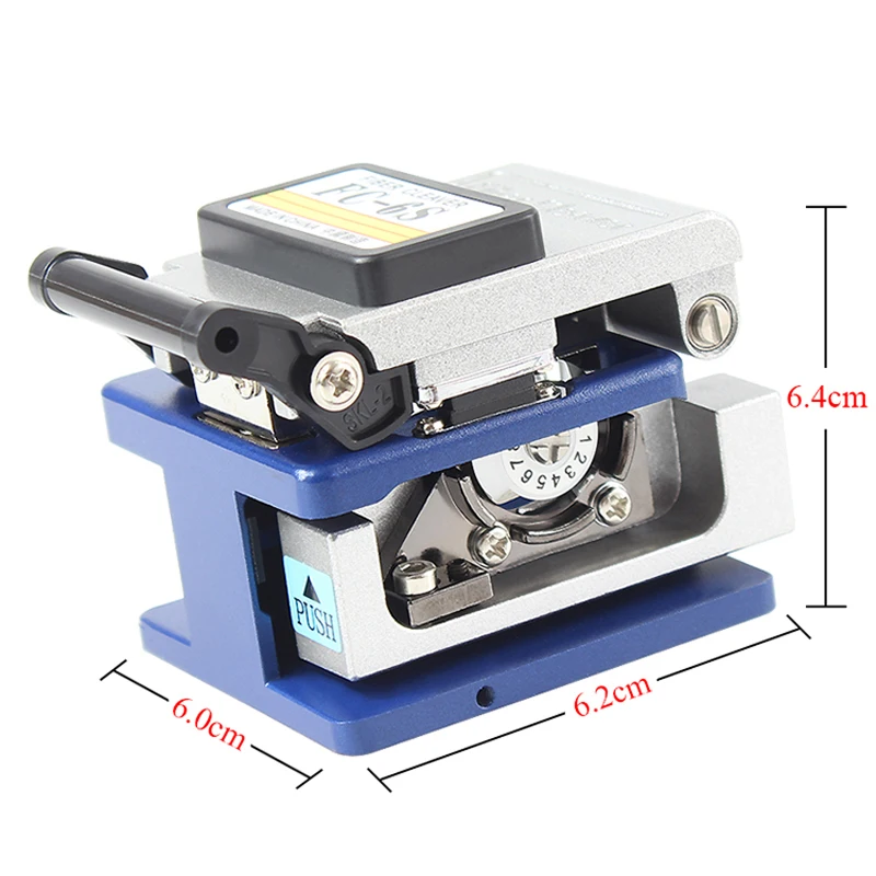 FC 6S волокно Кливер холодный контакт с 12 лезвиями FC-6S металлический материал FTTH волокно кабель резак нож Кливер инструмент