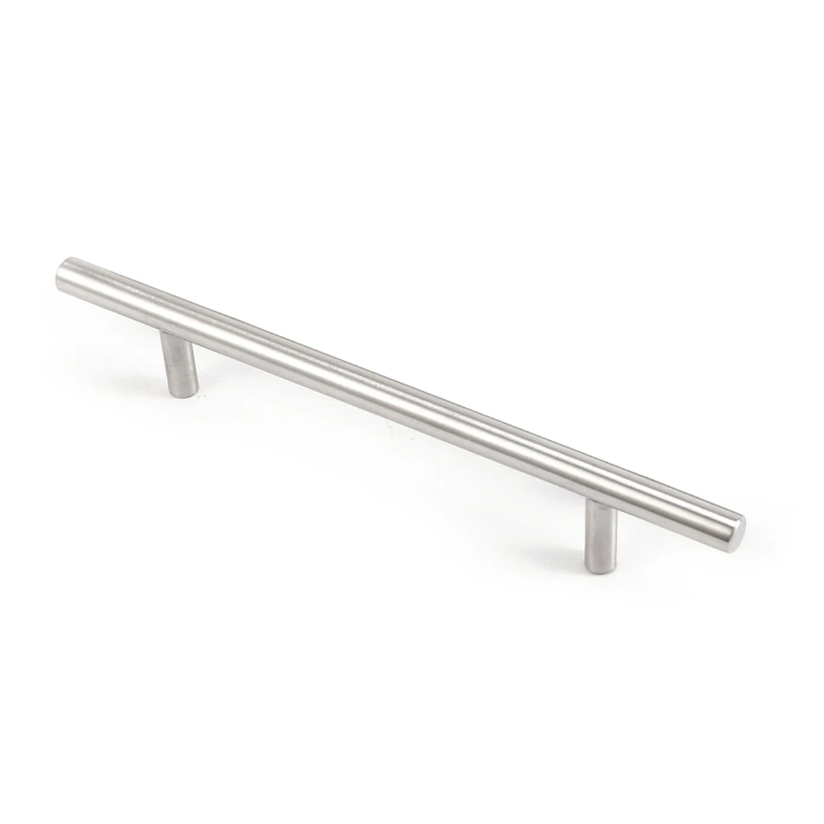 LIXF 10 x Т-образная ручка из нержавеющей стали с винтом длиной 200 мм, винтовое расстояние 128 мм для мебель, дверь, шкаф