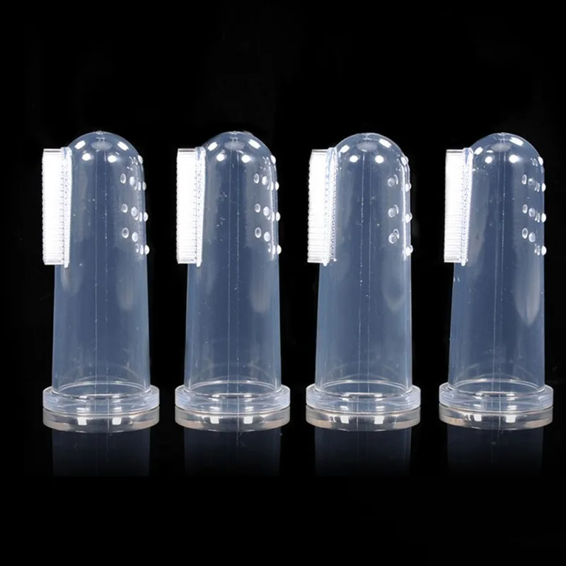 

Pets Products Remove Dental Plaque Pets Toothbrush Finger Cot Toothbrush Pet Dog Cat Tooth Cleaning Tool