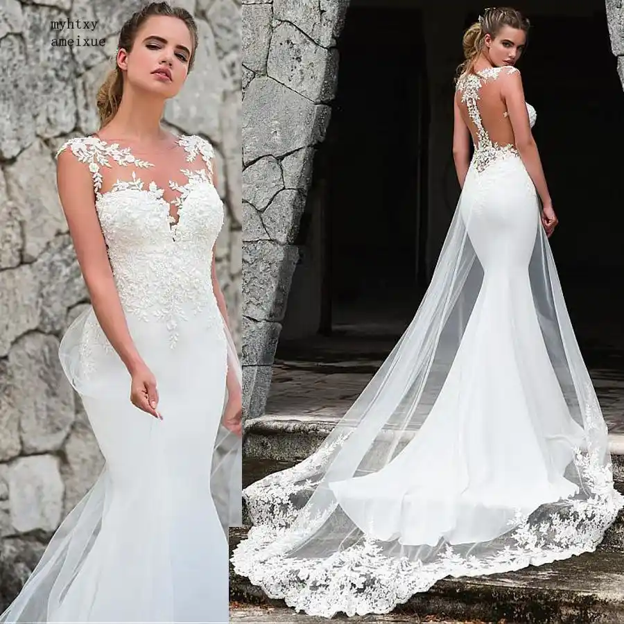 vestido noiva sereia com renda