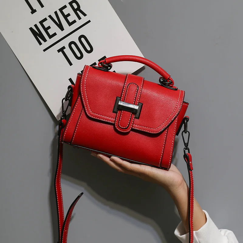 

2019 New Fishion Small Women Leather Crossbody Bag Purses Belt Flap Shoulder Bag Mini Handbag Adjustable Messenger Bag