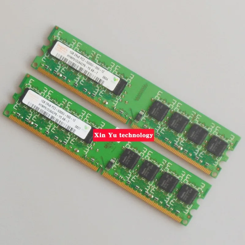 Настольная память пожизненная гарантия для Hynix DDR2 1 Гб 2 Гб 667 МГц PC2-5300U 667 1 г компьютер ram 240PIN подлинный