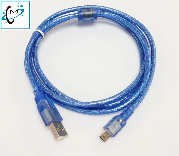 

Large format printer USB data cable Infinity Challenger Zhongye Icontek Wit color Flora Myjet USB signal cable 5M 2pc