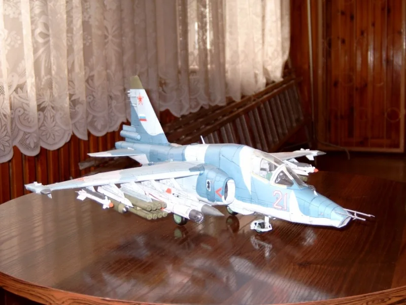 Russian SU-39 Paper Model Kit
