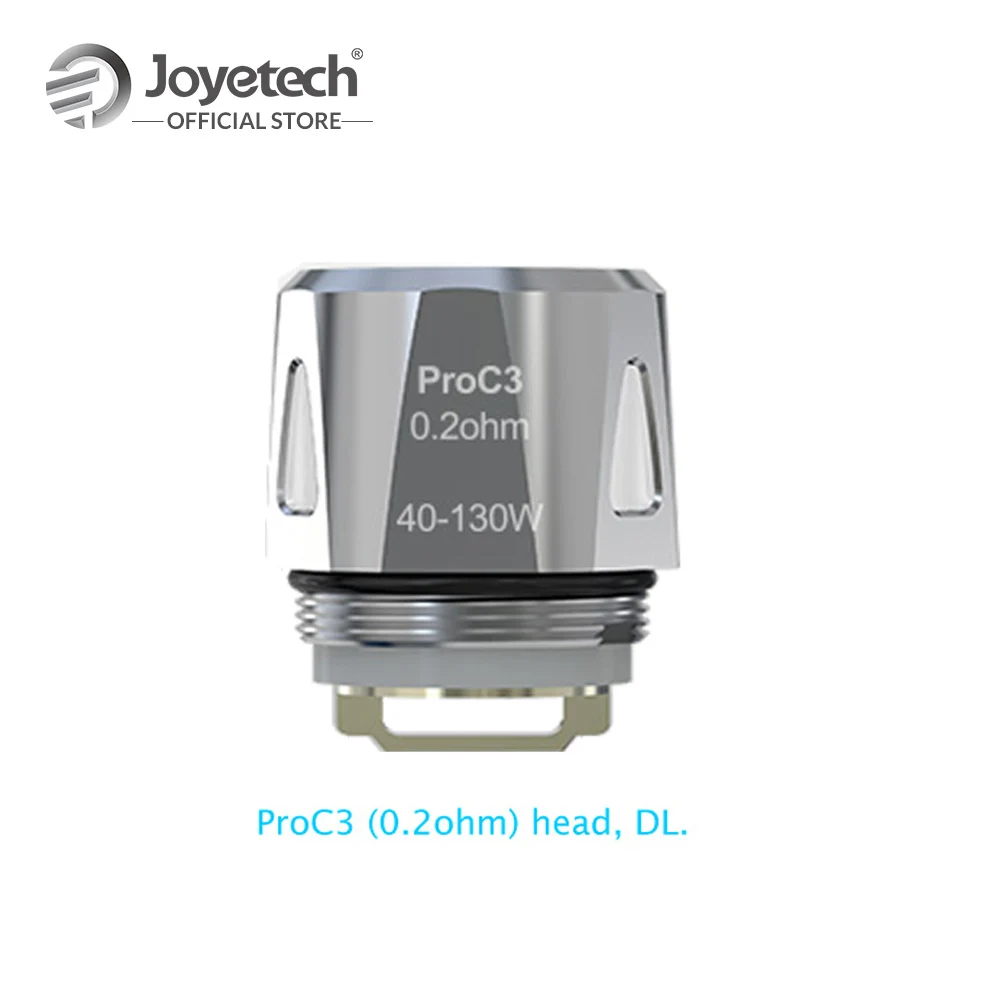 

5/10/15PCS Original Joyetech ProC Coils ProC3 Coil 0.2ohm Head Output 40W-130W Wattage For ProCore Atomizer Electronic Cigarette