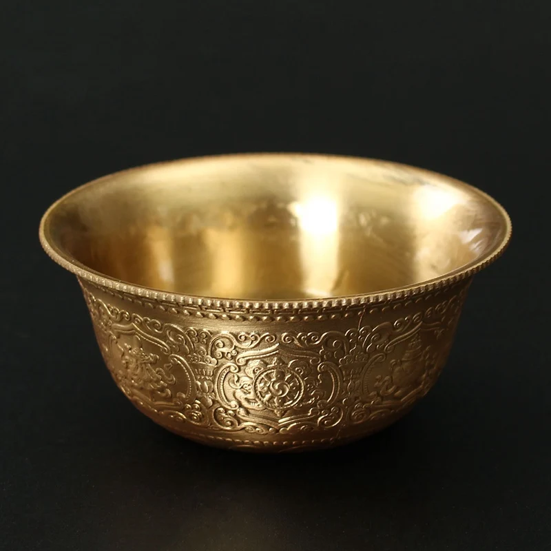 TNUKK KiWarm Retro CopperBowl Tibet Tibetan Buddha Bowls Buddhist