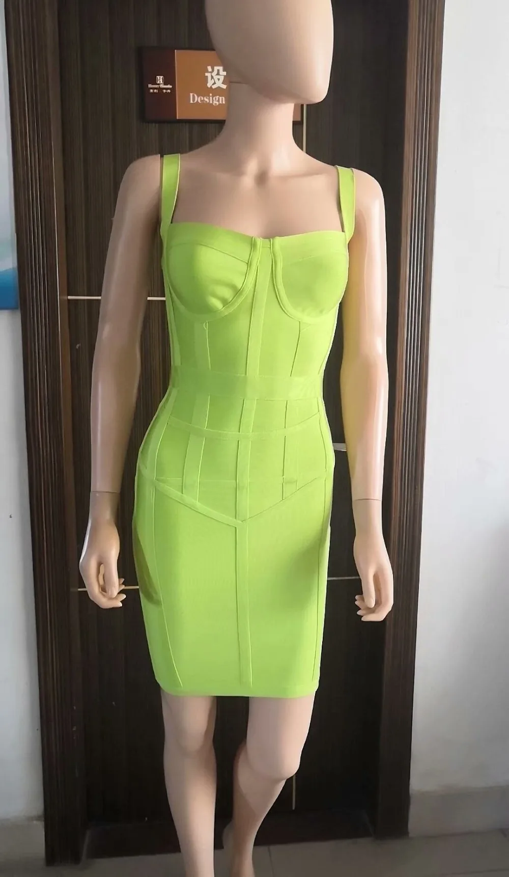 lemon bandage dress