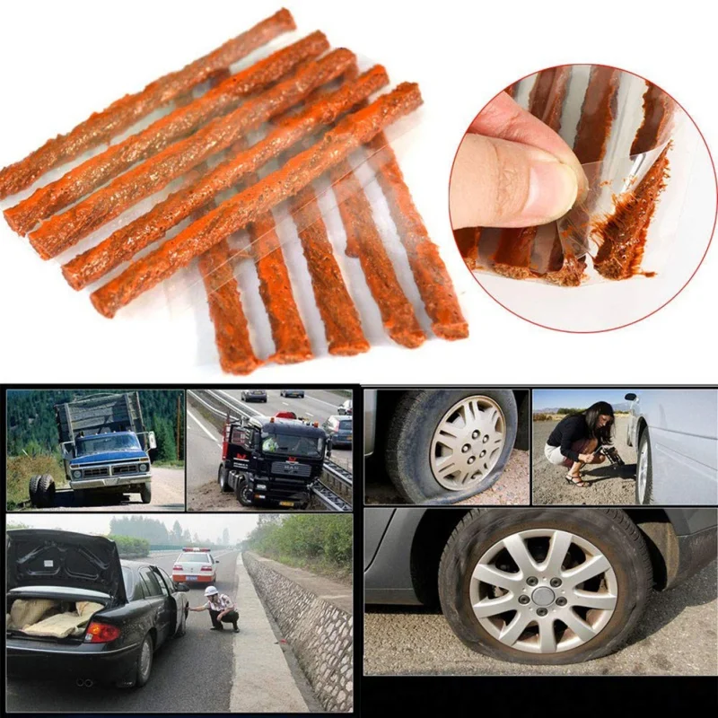 Vacuum Tires Tire Repair Strip 100mmx6mm Tire Repair Beef Tendon Car Motorcycle Fast Tire Repair Tool Vacuum Tires Tire Repair Strip 100mmx6mm Tire Repair Beef Tendon Car Motorcycle Fast Tire Repair Tool