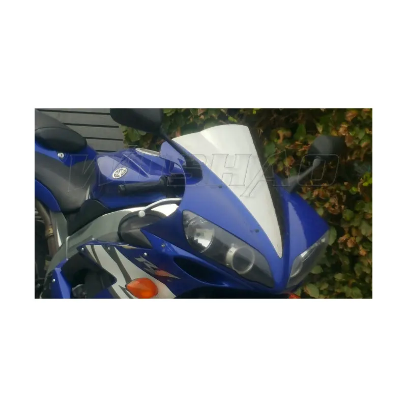 Мотоцикл двойной пузырь лобовое стекло ветер экран для 2004 2005 2006 Yamaha YZF-R1 1000 YZF R1 черный прозрачный Иридиевый