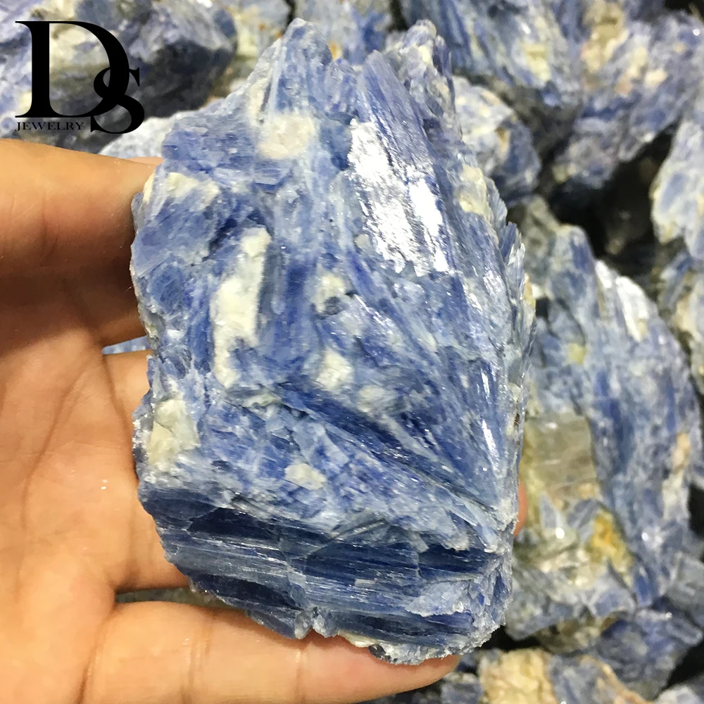 Натуральный Синий Кианит минералы сырой цианит грубая сапфир Disthene Кристалл Нефрит Кварц для исцеления коллекции Рождество украшения