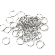 50 шт. металлическое штапельное болванное пружинное кольцо наружный диаметр 20 мм брелок для ключей