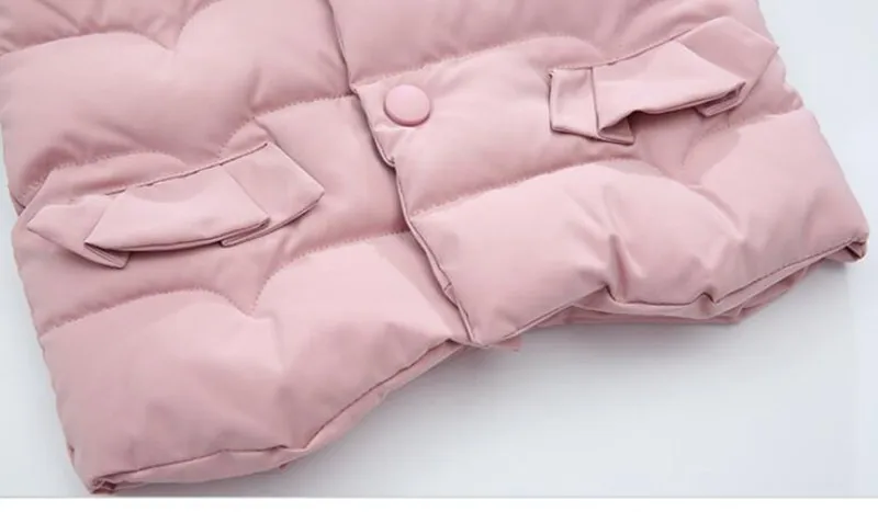 COOTELILI Fashion Baby Girls Outerwear Brand Girls Winter Jackets Children Pointed Hooded Coat Warm Padded Jacket Parka  (6)