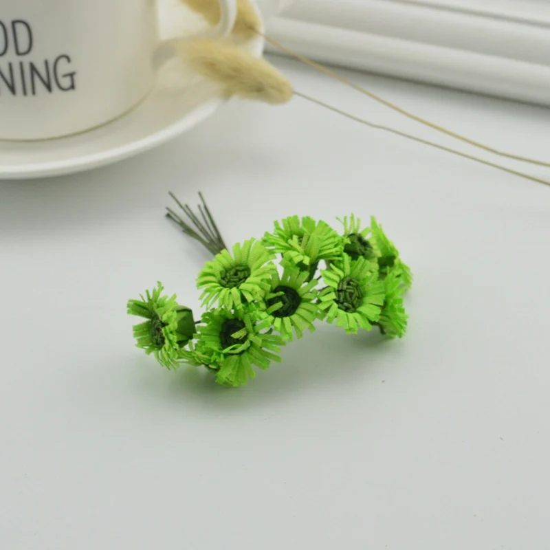 10 шт. 2 см недорогая искусственная Роза ручной работы гербера|artificial gerbera|rose diyartificial