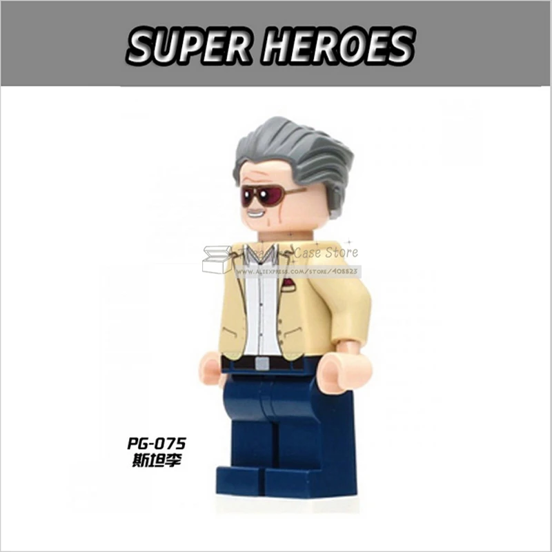

PG075 Stan Lee figure Super Hero Building Toys Blocks