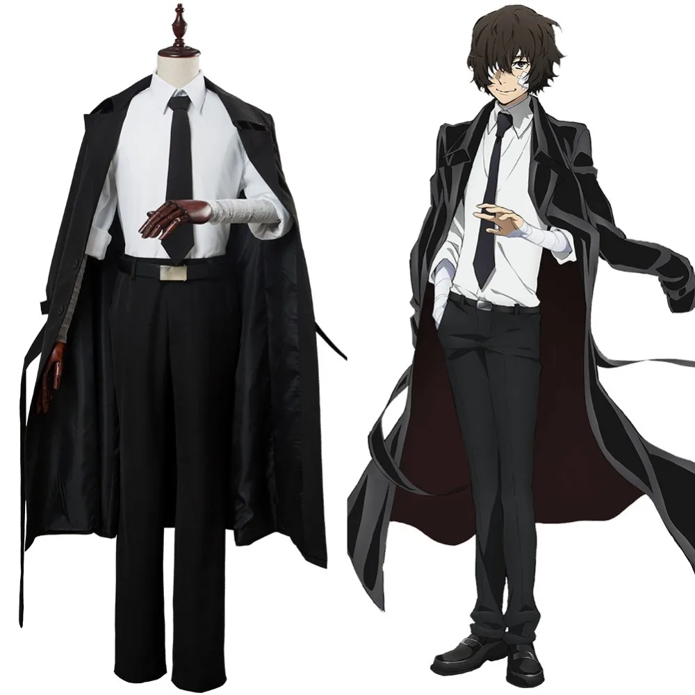Bungo Stray Dogs Cosplay Osamu Dazai Cosplay Costume-in Anime Costumes