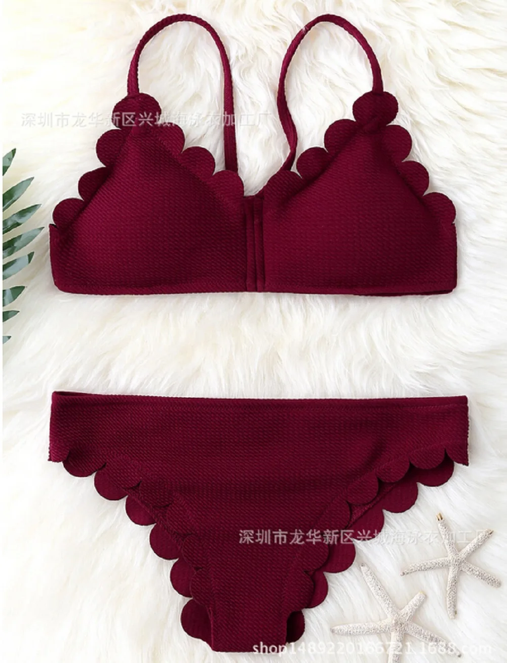 

2017 New 2018 Women Bandage Solid Simple Bikini Set Push-up Padded Bra Swimsuit Bathing Suit Swimwear