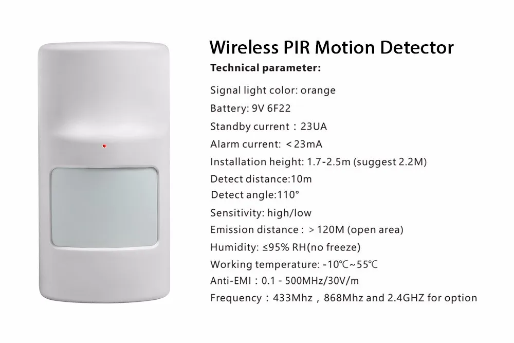 Segurança sem Fio Alarme em Casa sem Fio Sensor de Movimento para G90b Golden Imune Além wi fi Gsm Sistema Segurança Gs-wms08 Pet Pir 6 fi gsm sistema alarme em casa sem fio segurança GS-WMS08