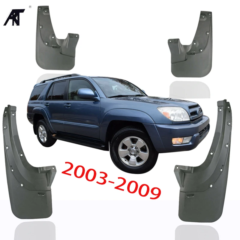 4 sztuk Splash Guards błotniki dla Toyota 4 Runner 2003-2009 SUV błotniki pełny zestaw błotniki 4 sztuk Splash Guards błotniki dla Toyota 4 Runner 2003-2009 SUV błotniki pełny zestaw błotniki