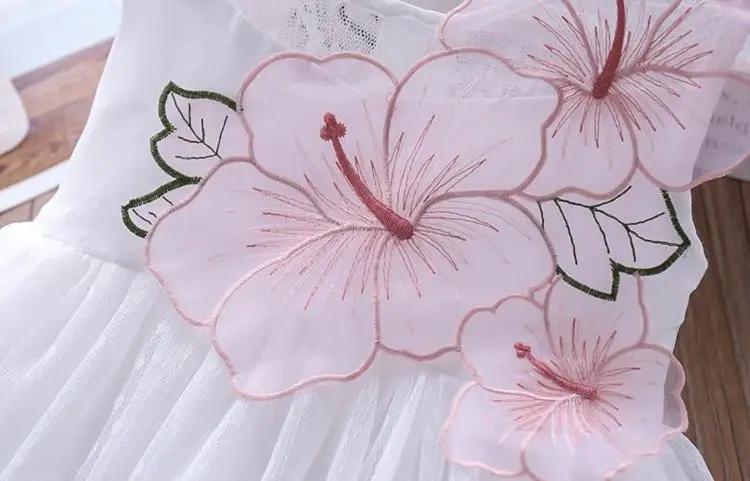 Roimyal/, коллекция года, модное летнее платье с цветочным узором для девочек возрастом от 2 до 6 лет, милое газовое платье принцессы для маленьких детей, детское платье