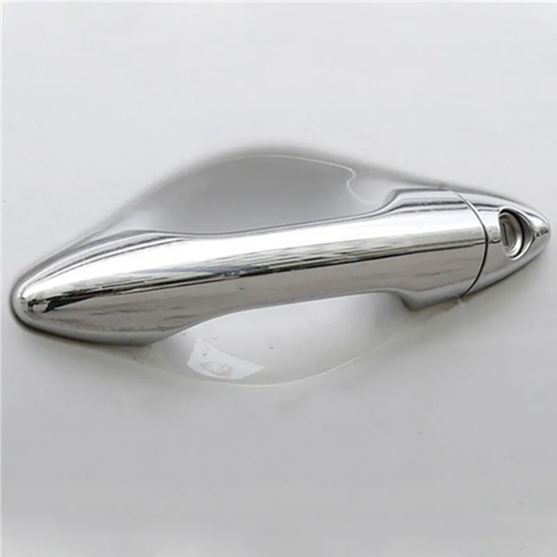 Подходит для 2010 2011 2012 2013 2014 HYUNDAI TUCSON IX35 хромированная боковая дверная ручка балка