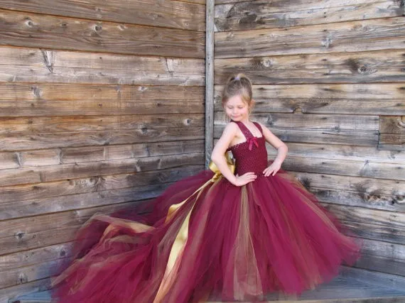 Princess-Burgundy-Gold-Flower-Girl-Dresses-Lace-Strap-Girl-Tutu-Dresss-with-Long-Train-Tulle-Toddler(1)