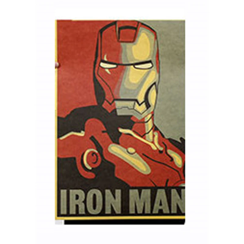 

New Arrival Vintage Kraft Wallpaper Classic Portrait Poster Hollywood Movie Iron Tower Scientist Printing Poster Room Wall Decor