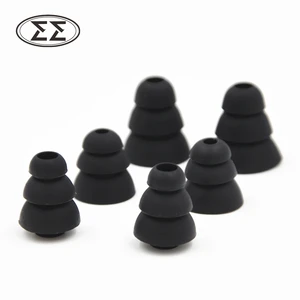 Wooeasy 18 шт./лот три тройной фланец вкладышей поролоновые амбушюры для наушников Наушники-вкладыши, S/M/L Размеры * Высокое качество - изображение