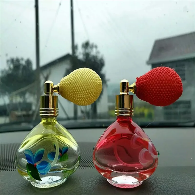 かわいいレッドイエローハンド描画詰め替え空のアトマイザーpefumeボトルでガスバッグ噴霧器10ピース ロットp074 Fragrance Atomizer Pefume Bottlesatomizer Bottle Aliexpress