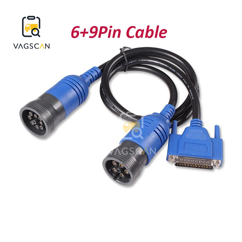 

6+9Pin Cable for Portocol Adapter 5 universal Diesel truck Diagnostic tool
