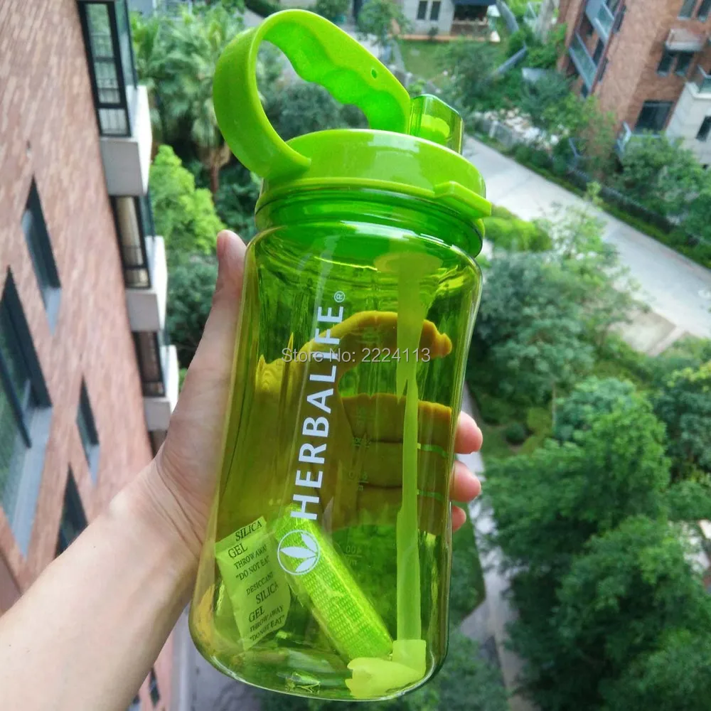 Зазор 1Л/2л негабаритная бутылка для воды 1000/2000 мл модный портативный Herbalife питание изготовленный на заказ шейкер Спортивная бутылка для воды