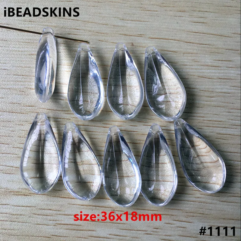 

New arrival! (choose color) 36x18mm 160pcs/lot clear Acrylic Drops shape beads #1111(Design as shown )