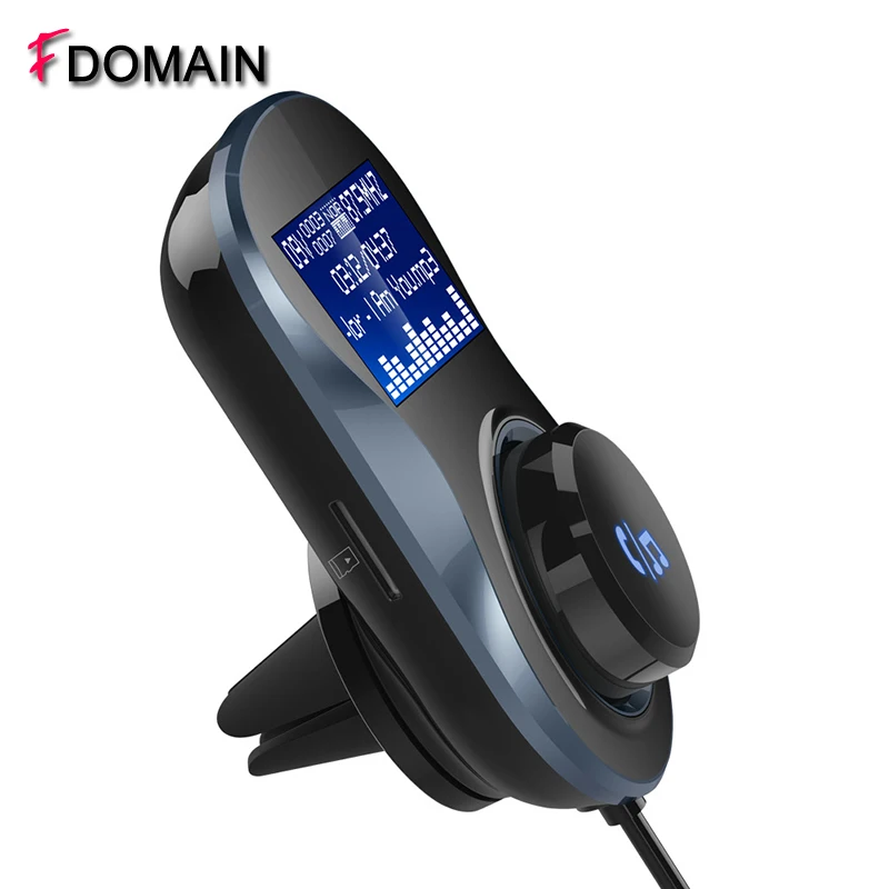 

FDOMAIN New V4.1 bluetooth hands free car kit auto modulator FM transmitter stereo Lossless MP3 music player dual USB charging