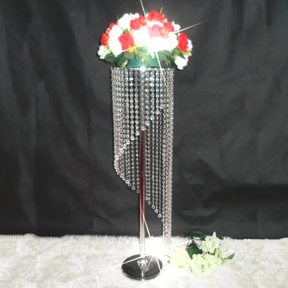 Бесплатная доставка 47 дюймов для свадьбы с кристаллом|wedding pillars|wedding columnscrystal