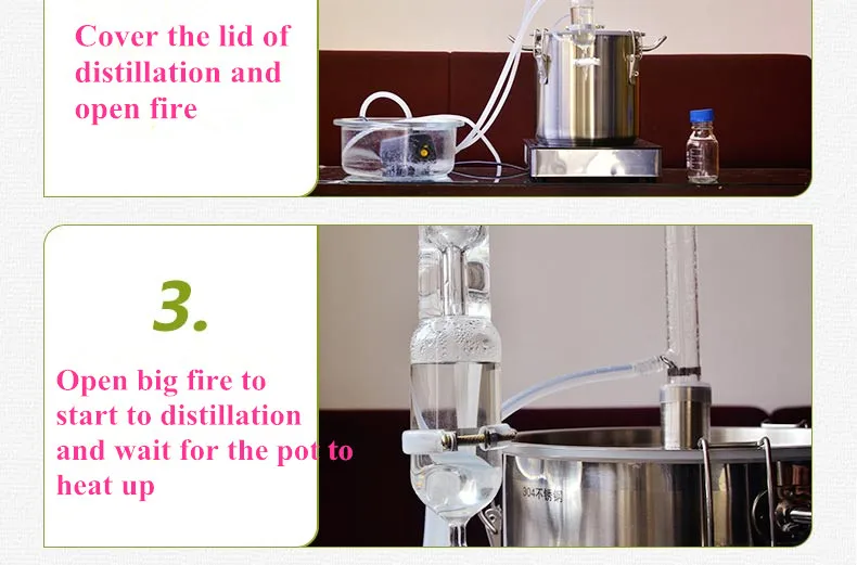 Дистилляция эфирного масла экстрактор Роза для рукоделия гидрозольная машина оборудование заваренный ликер
