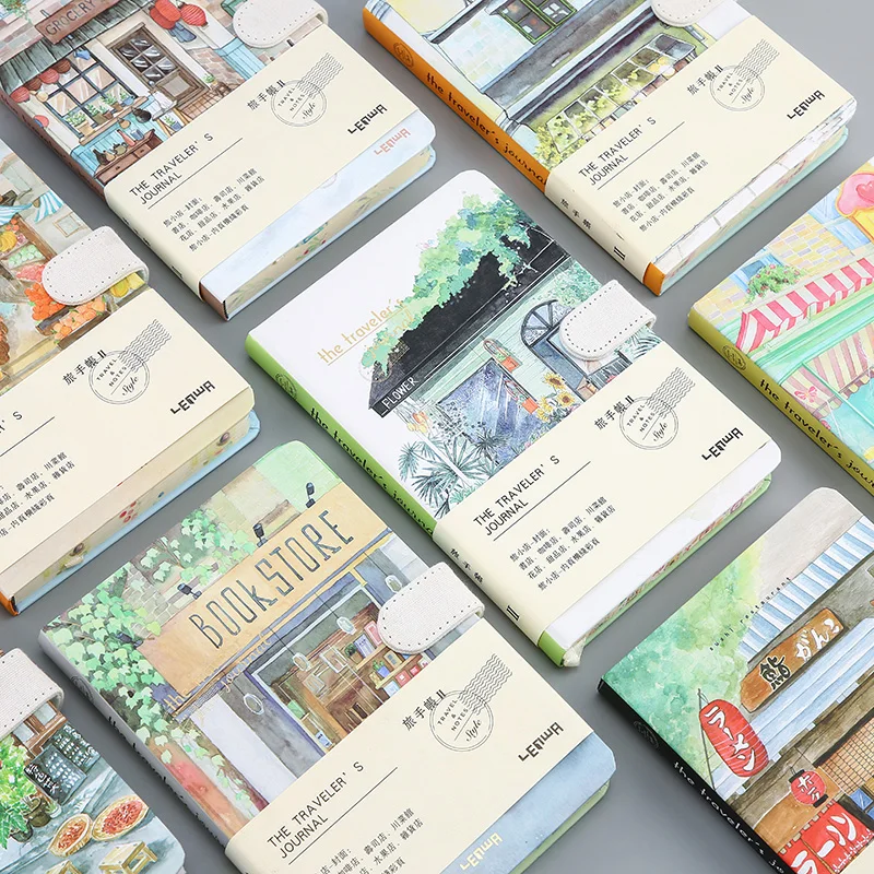 

Kawaii A5 Notebook Hardcover Journal Diary Planner Stationary Kids Traveler Journal Planner School Student Gift Notebook set