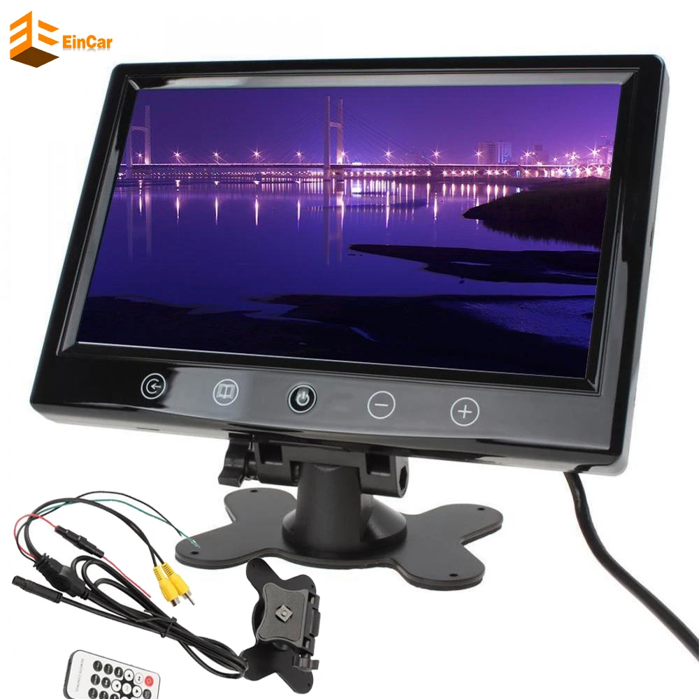 

Car Unit Monitor 9 Inch TFT LCD car styling for parking Reversing Camera car monitor for Parking Monitor DVD VCR Headrest HD