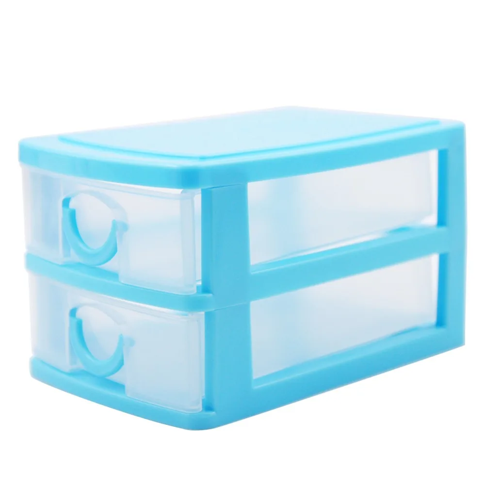 

Mini 2 Layers Desktop Drawer Storage Box Sundries Case Small Objects Cosmetics Box Wholesale Desktop Organizer Dropshipping