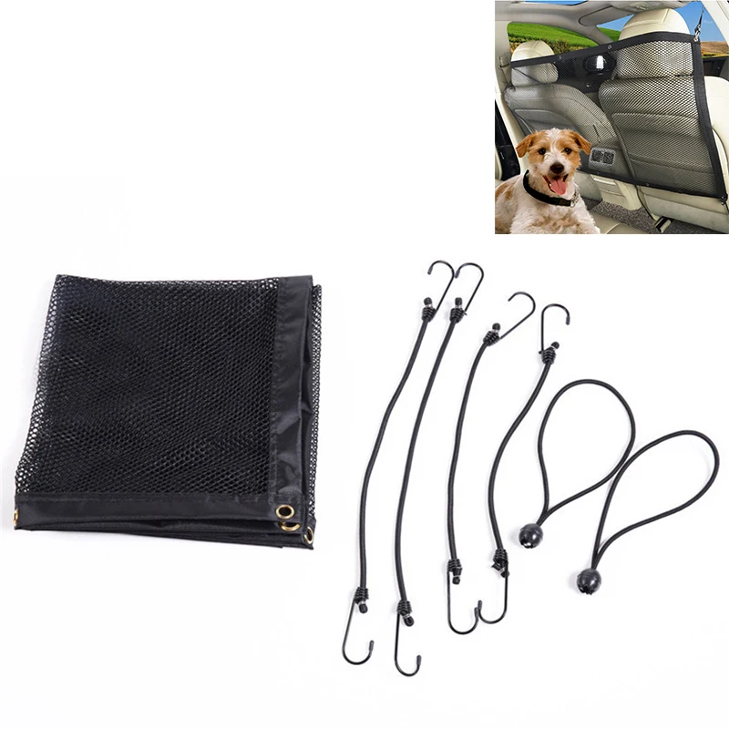 

New Pet Dog Car Auto Back Guard Seat Dog Children Pet Mesh Safety Oxford Net Barrier Puppy Accessories Costume Product