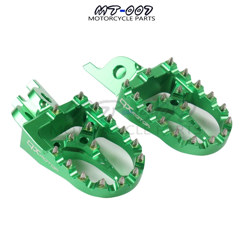 CNC Заготовка MX подножки опоры для ног педали для KX KLX KXF KX250F 2006- KX450F 2007- KLX450R 2008-2013 Enduro мотор