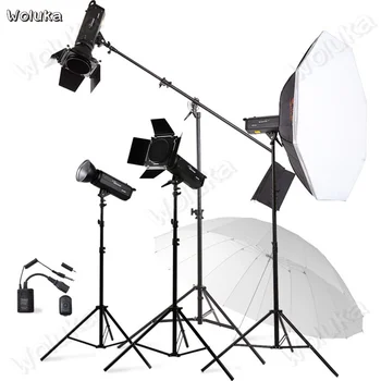 

400W four lamp studio flash four lamp set softbox photographic lamp Set Photo Studio CD50 T02